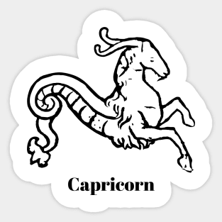 Capricorn Design Sticker